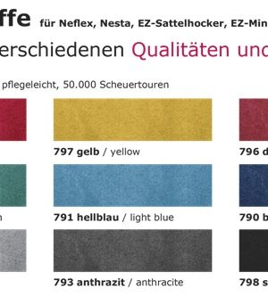 Ergospin Bezugsstoffe Microfaser